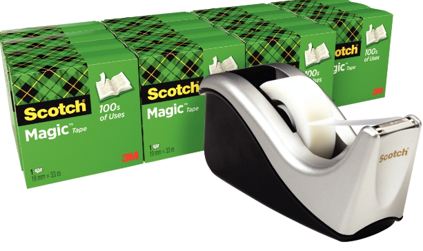 Tape Desktop Dispenser + 16 Tapes